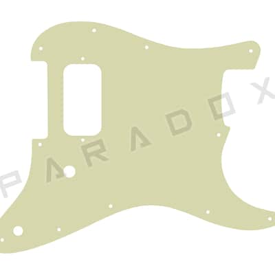 Custom Pickguard For 2023 - 2026 Made in Indonesia Squier Sonic Stratocaster HT H - Vintage Mint Green/Black/Vintage Mint Green .090"