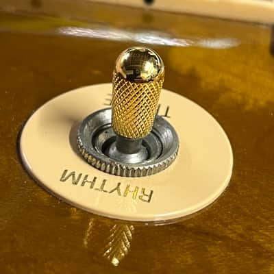 Kinnatone Gold Three way Toggle switch tip 8/32 fits American Gibson style Aluminium image 2