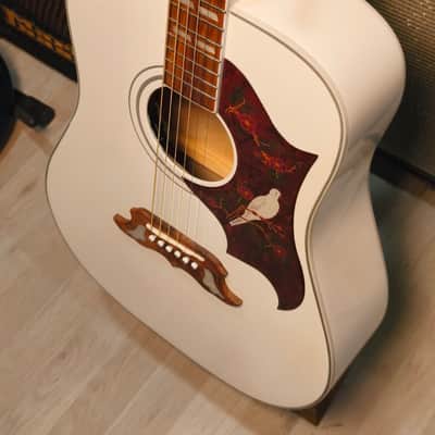 Epiphone Dove Pro Limited Edition - White image 4