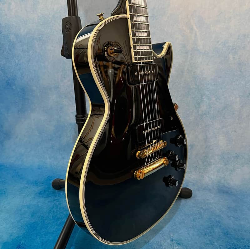 NEW* Edwards by ESP E-LP-CTM/P Black Les Paul Custom P-90 | Reverb