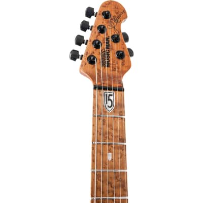 Ernie Ball Music Man Signature John Petrucci JP15 6-String Electric Guitar - Amber Waves Quilt image 7