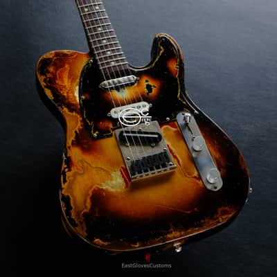 Fender Telecaster Nashville Deluxe Series Copper Gold with Gold Leaf ONE-OF-A-KIND Heavy Aged Relic image 1