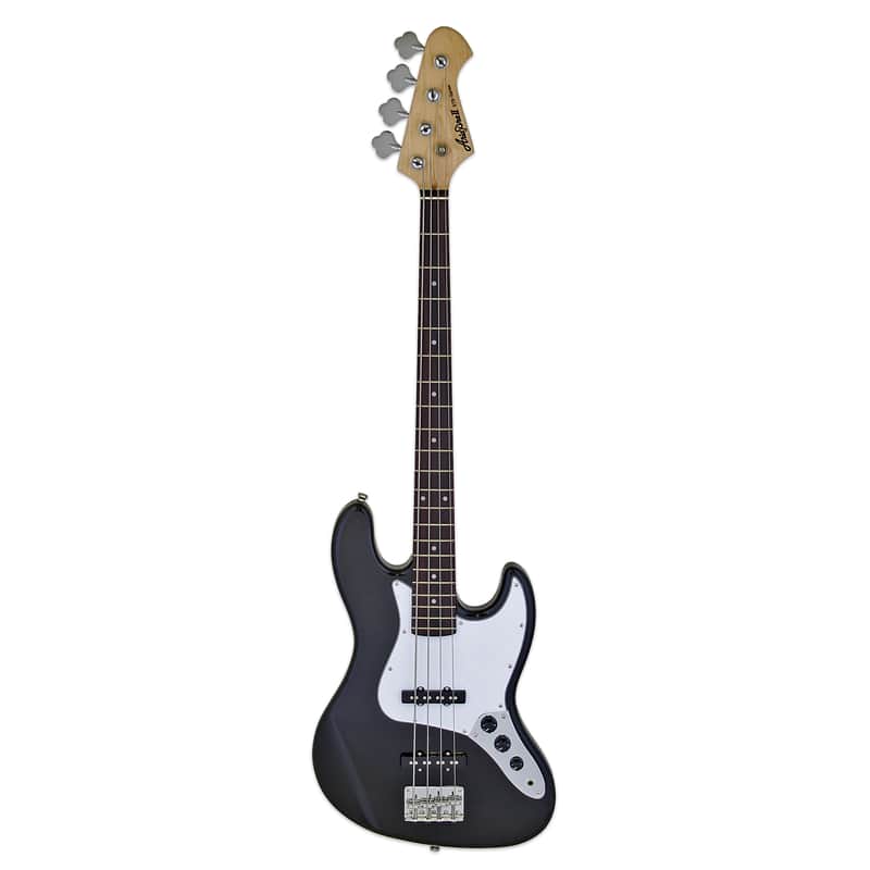 Aria STB-JB-BK STB Series Basswood Body Bolt-On Maple Neck 4-String Electric Bass Guitar image 1