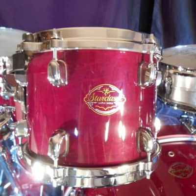 Tama Kenny Aronoff, Tama Starclassic Maple, Smashing Pumpkins, Melissa Etheridge Drum Set 1998 - Purple Lacquer image 9