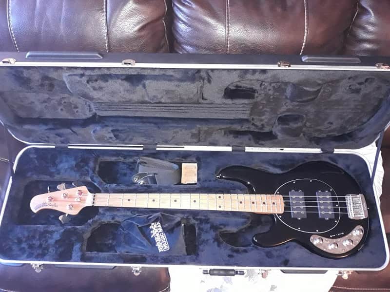 Sterling StingRay HH Left-Handed 2020 Black image 1