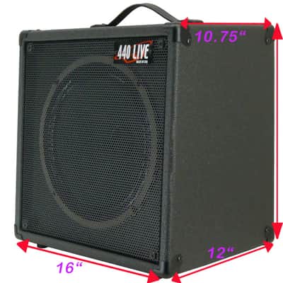1X12 extension guitar speaker cabinet with 16 ohm Celestion G12K100 Charcoal Black tolex image 2