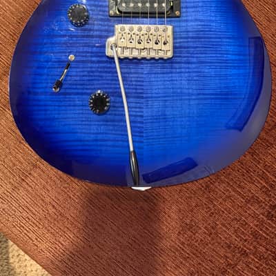 PRS SE Custom 24 Left-Handed 2021 - 2023 - Faded Blue Burst image 1