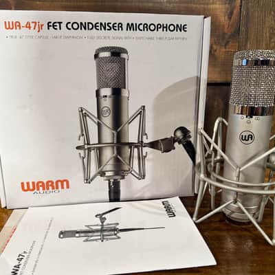 Warm Audio WA-47jr Large Diaphragm Multipattern FET Condenser Microphone 2018 - Present - Nickel image 1