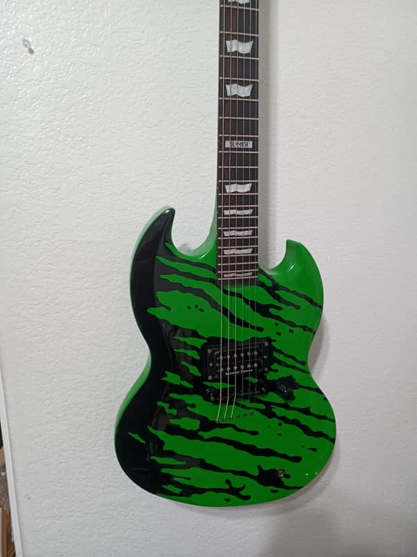 *RARE* ESP LTD Viper 2015 "Slimer" Tony Perry PTV Pierce The Veil Signature Electric Guitar -- Limited Edition Sam Ash Exclusive image 1