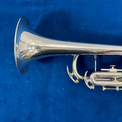 Used Conn USA 100B Bb Silver Trumpet with Conn 7C Mouthpiece & Original Case Just Serviced image 10
