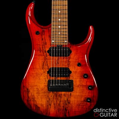 Ernie Ball Music Man John Petrucci BFR #62 JP15 7 String Blood Orange Burst Spalt Maple Top image 1