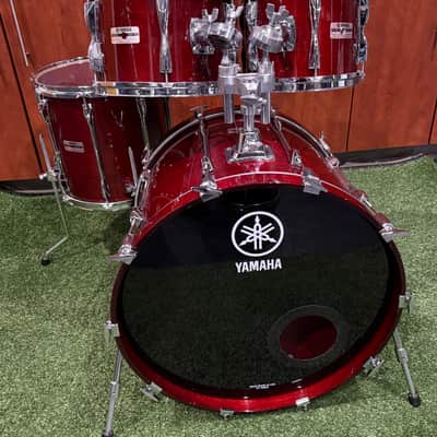 Yamaha Recording Custom Drumset 22”-10”-12”-14” - Cherry Wood image 2