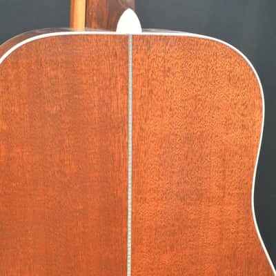 Brand New Huss and Dalton DM Custom Dreadnought Acoustic Guitar - Spruce/Mahogany, Natural image 8