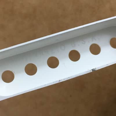 3 DiMarzio Made in USA STRAT Pickup Covers Aged Relic Off White Parchment image 14