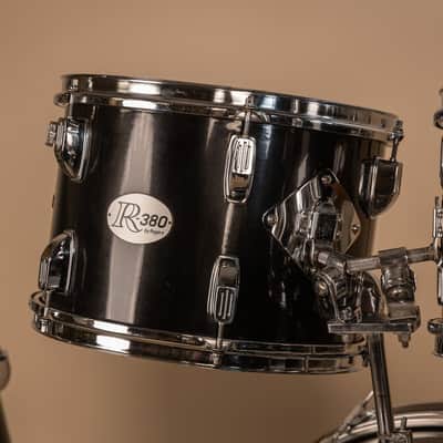 Vintage Rogers R-380 "Double Soul" Jet Black Drum Set image 20