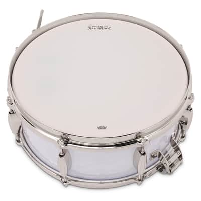 Slingerland 5.5x14" Radio King Craviotto Solid Shell Unlimited Edition Snare Drum - White Marine Pearl - VIDEO image 4