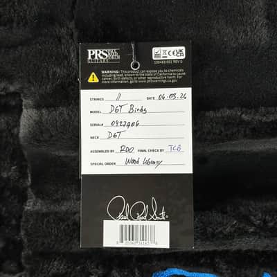 PRS TSG Exclusive Wood Library DGT 10 Top Bonnie Pink w/Frost Blue Metallic Back w/case 0427906 image 17
