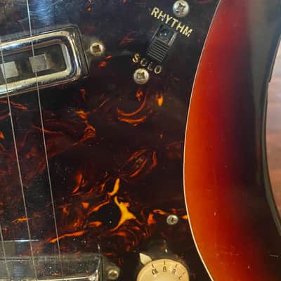 Norma Guitar. 60's. Japan Solidbody, Sunburst. Just Setup. Teisco, Harmony, Kay image 7