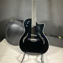 Used Taylor T5 Standard with hard case in Black Hollow body electric guitar thin line