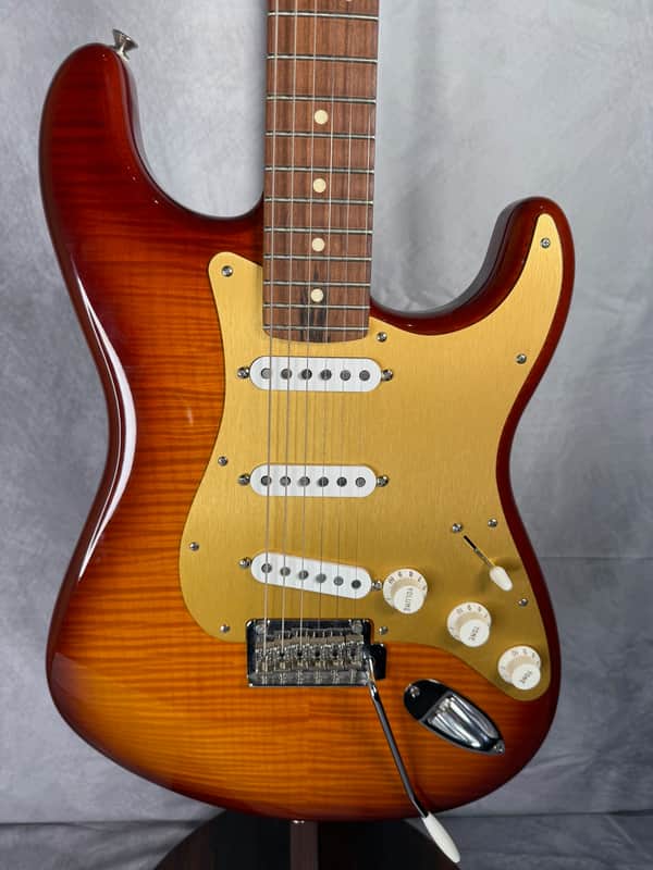 2019 Fender Player Stratocaster Plus Top, Texas Special Pickups, Tobacco Sunburst image 1