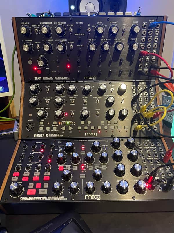 Moog Sound Studio 3 Mother-32 / DFAM / Subharmonicon 2021 - Present - Black image 1