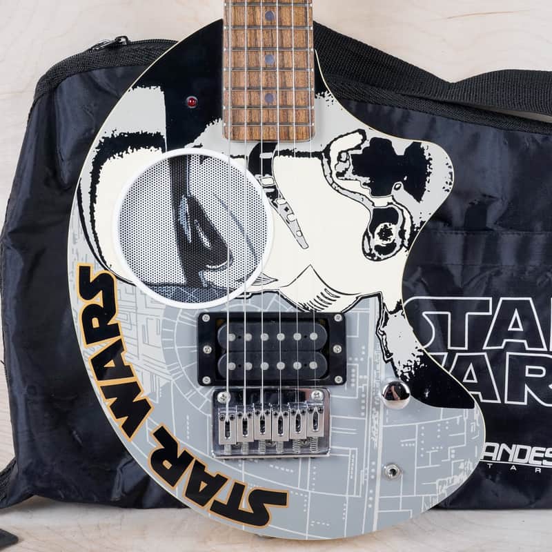 Fernandes Limited Edition Nomad Z-03 Star Wars Stormtrooper Guitar 2002 White w/ Gig Bag image 1