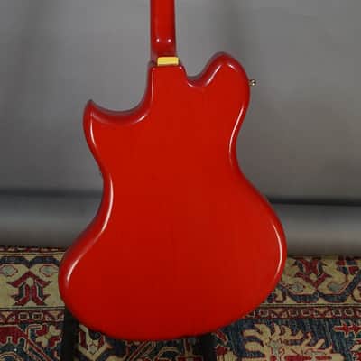 Migma Star Bass 1960s - Red semi Hollow VG cond w video image 10