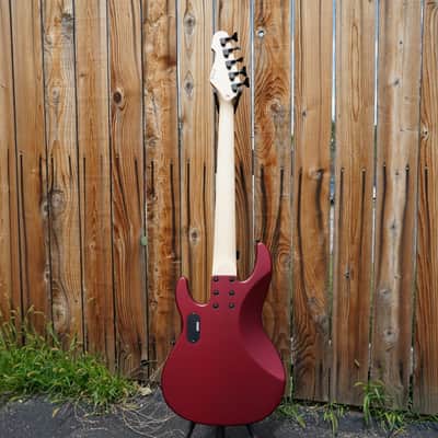 ESP LTD AP-5 - Candy Apple Red Satin 5-String Electric Bass Guitar image 4