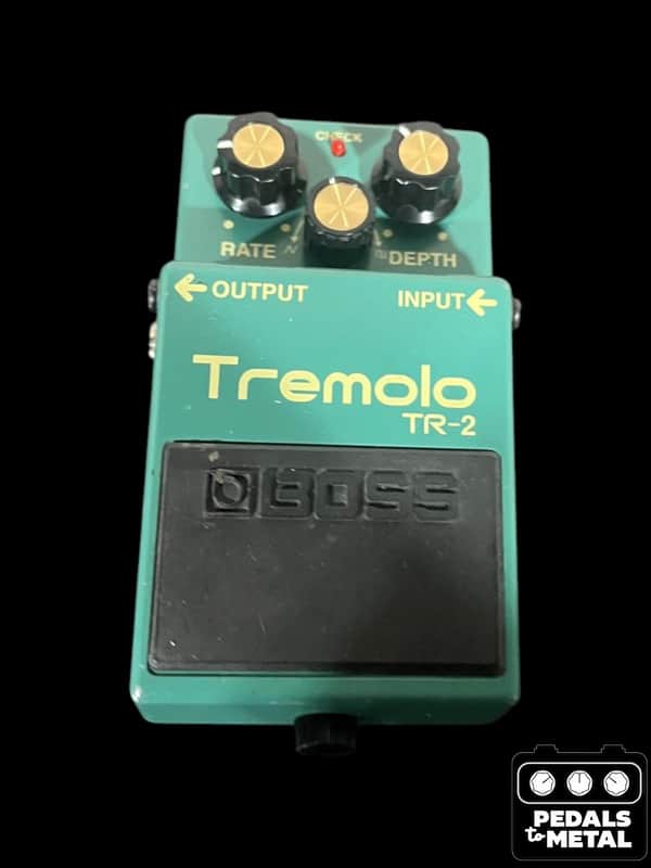 Boss TR-2 Tremolo (Silver Label) 1997 - Present - Green - X17645 image 1