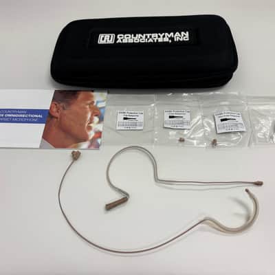 Countryman E6 Omnidirectional Headset Microphone + Shure SLX1 Wireless Transmittere image 2