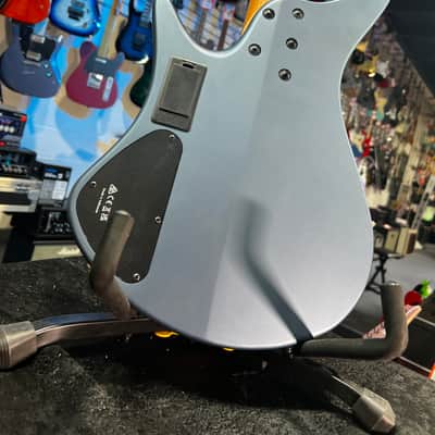Ibanez Standard EHB1005F Fretless 5-string Bass Guitar - Arctic Ocean Matte 765 GET PLEK'D image 6