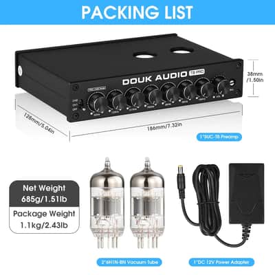 Vacuum Tube HiFi Equalizer Preamp 7-Band Analog EQ Stereo XLR Audiophile Preamp image 5