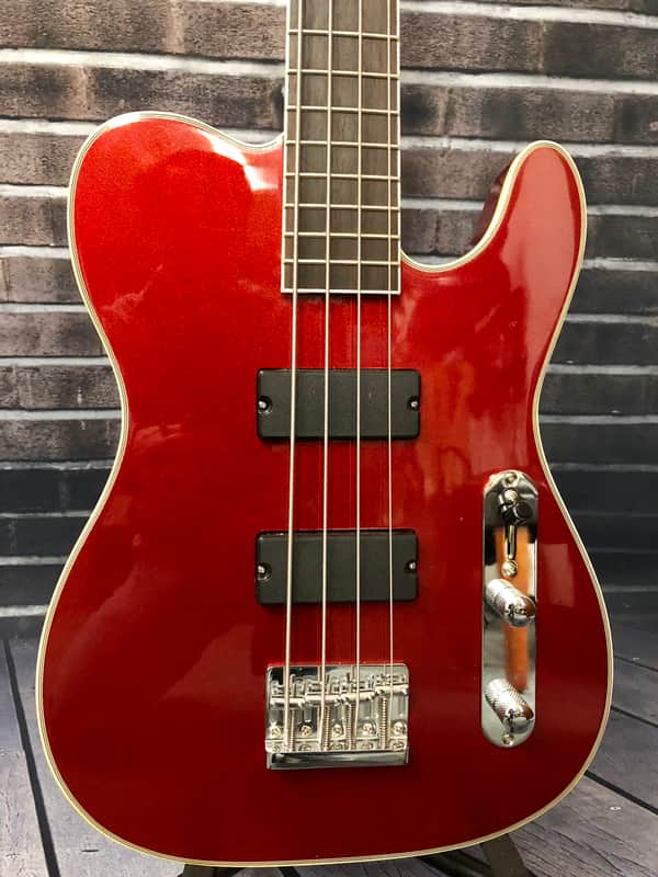 Custom Build - Birdsong Designed T Bass - Short Scale - Candy Apple Red image 1