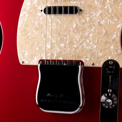 Pre-Owned 2000 Fender Muddy Waters Telecaster Candy Apple Red With OHSC image 4