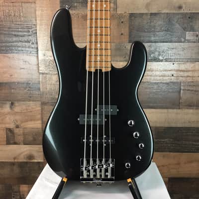 Charvel Pro-Mod San Dimas Bass PJ V Metallic Black, Free Ship, 239 image 1