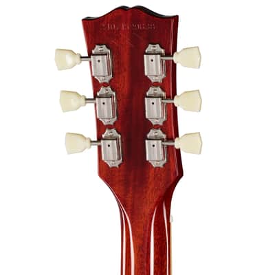 Epiphone "Inspired by Gibson Custom" '59 Les Paul Standard with Case - Deep Cherry Sunburst image 6