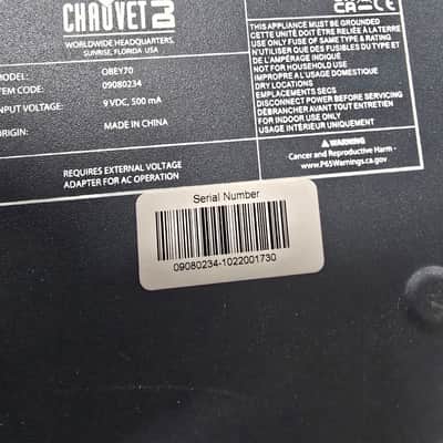 Chauvet Obey 70 Universal DMX Light Controller 2010s - Black image 5