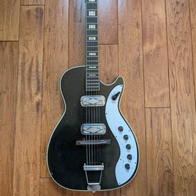 Silvertone Jupiter 1423 1962 - Black Sparkle image 1