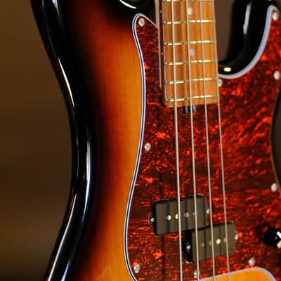 Sadowsky Precision Bass (Bass Freaks Exclusive) 2024 - '59 Burst Transparent High Polish image 4