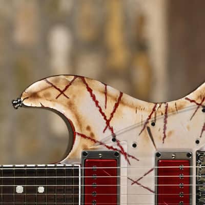 ESP E-II RZK-I Burnt Left Handed Signature - Distressed & Burnt - Lefty(1) image 4