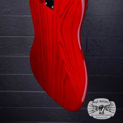 Momose MJ2-PH Jazz Bass – Purpleheart Neck – Burner Ash MIJ image 9