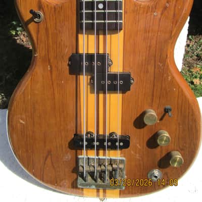 Vantage VP820B Bass Guitar, 1982, Japan, Matsumoku  Factory, Gig Bag image 3