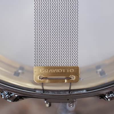 Craviotto 5.5x14" Masters Metal Brass Snare Drum - 2013 - #29/40 - NEW OLD STOCK image 9