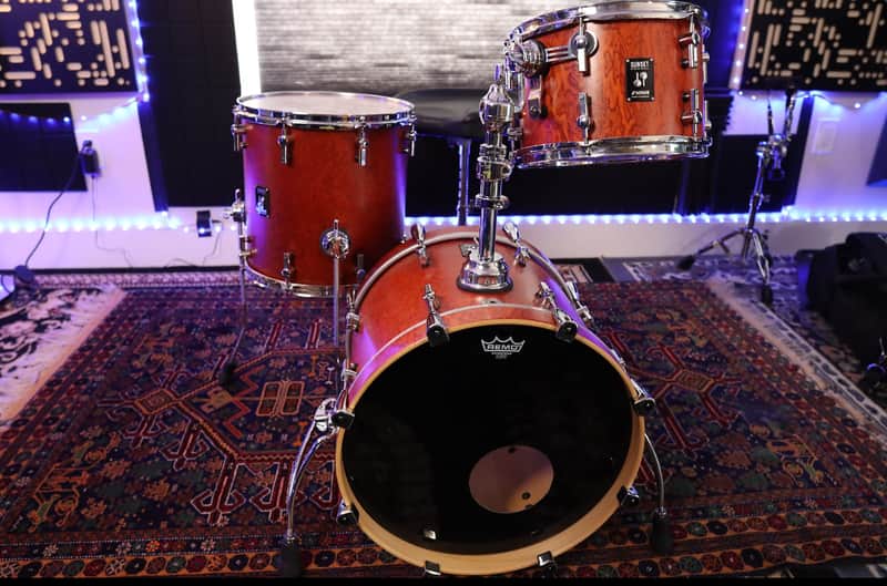 Sonor made in Germany Sunset beech limited edition 3 pc drum set + bags and extras image 1