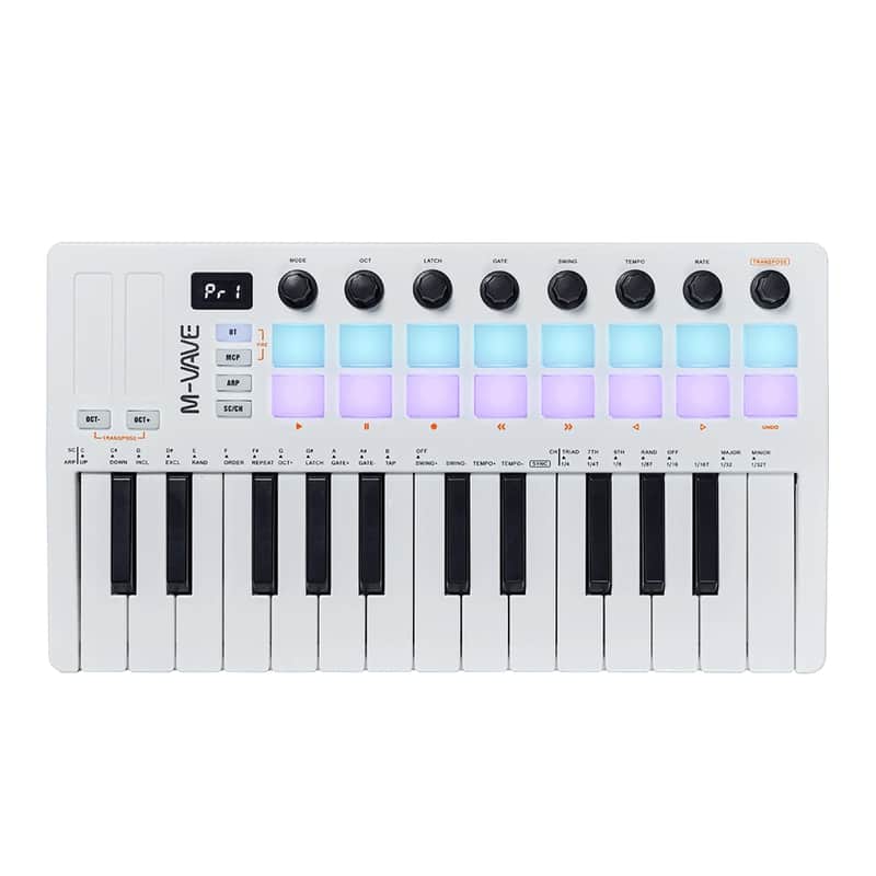 M-wave  SMK-25 II | 25-Key MIDI Keyboard Controller w/Bluetooth.  New with Full Warranty! image 1