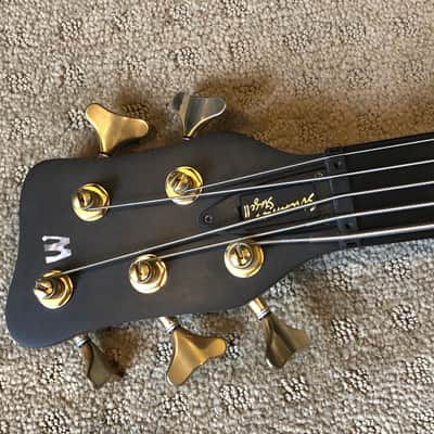 Dirk Lance (Incubus) Owned Warwick Streamer Stage II 5-String Fretless Custom 1999 Natural image 10