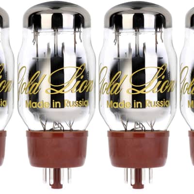 Genalex Gold Lion KT66 Power Tubes - Matched Quartet image 1