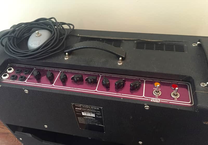 Vox AC30/6 TBX 3-Channel 30-Watt 2x12" Blue Alnico Guitar Combo 1994 - 2004 image 2