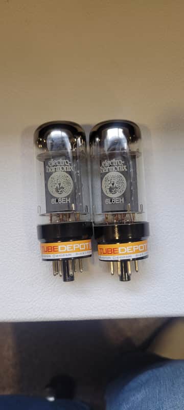 Electro-Harmonix 6L6EH Power Tubes Matched Pair image 1
