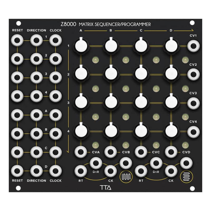 Tiptop Audio Z8000 Matrix Sequencer Eurorack Module (Black) image 1